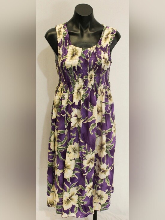 Dresses & Skirts - Purple Floral Sleeveless Summer Dress